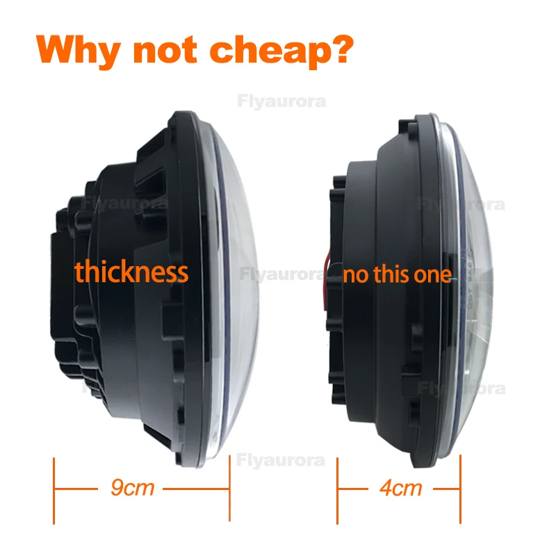 60 W светодиодные фары H4 H13 Hi Lo луч проектора Ангельские глазки автомобиль свет