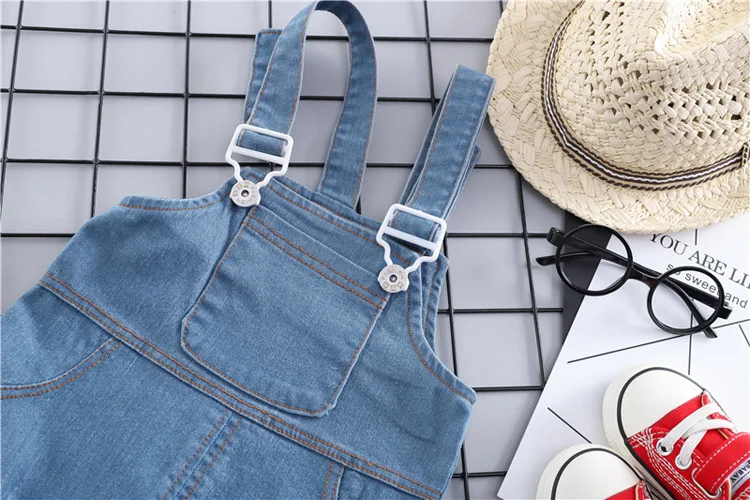 Детский костюм из футболки и джинсов в полоску|Комплекты одежды для девочек| |