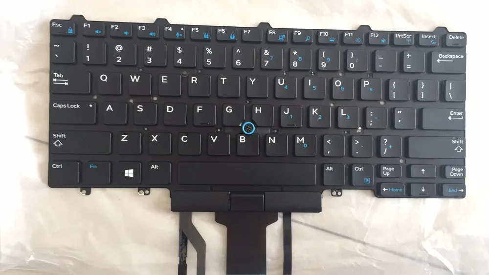 40 шт. клавиатура для ноутбука Dell Latitude E7450 E5450 E7470 E5470 макет США с подсветкой 0D19TR