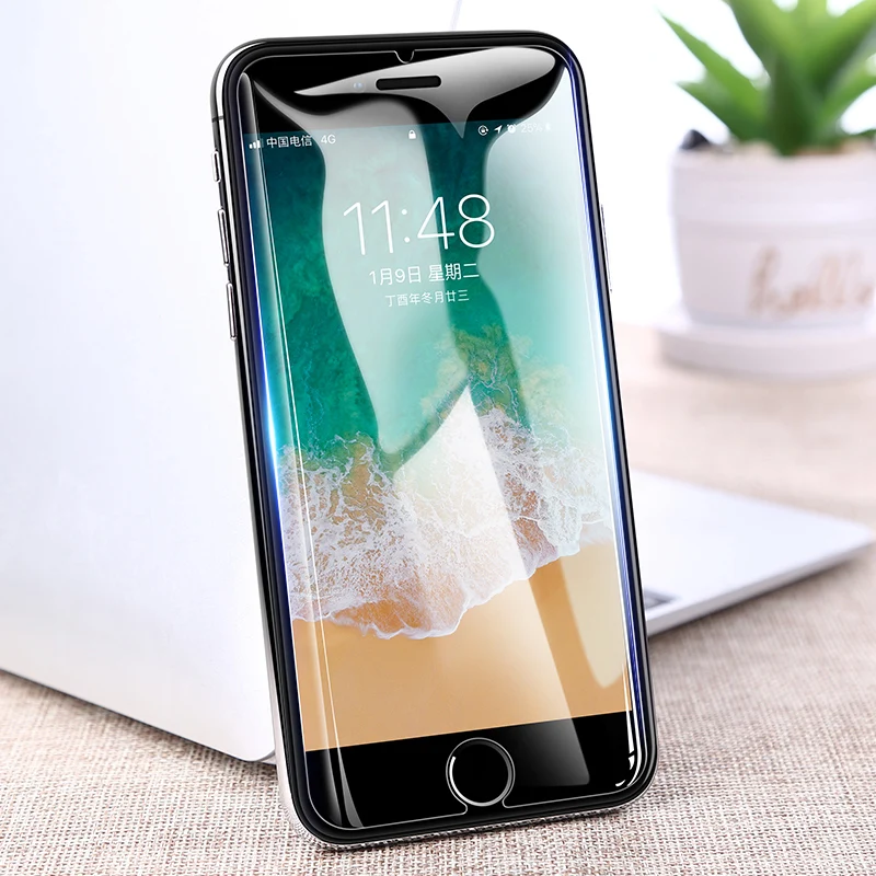 Закаленное стекло SmartDevil для iPhone 6 6s Plus 7 plus 8 X защитная пленка полное покрытие