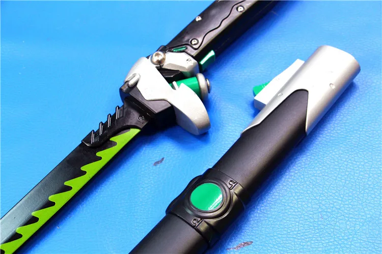 Игры для косплея Overwatch OW Genji стальной нож лезвие оружие катана Wakizashi реквизит