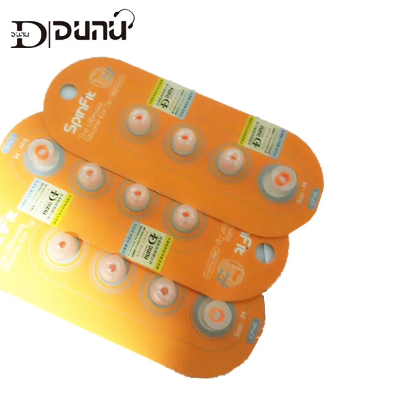 DUNU SpinFit CP145 наушники-вкладыши запатентованные на 360 градусов без вращения наконечники для ушей силиконовые наконечники для ушей 4,5 мм диаметр сопла CP100M CP800M