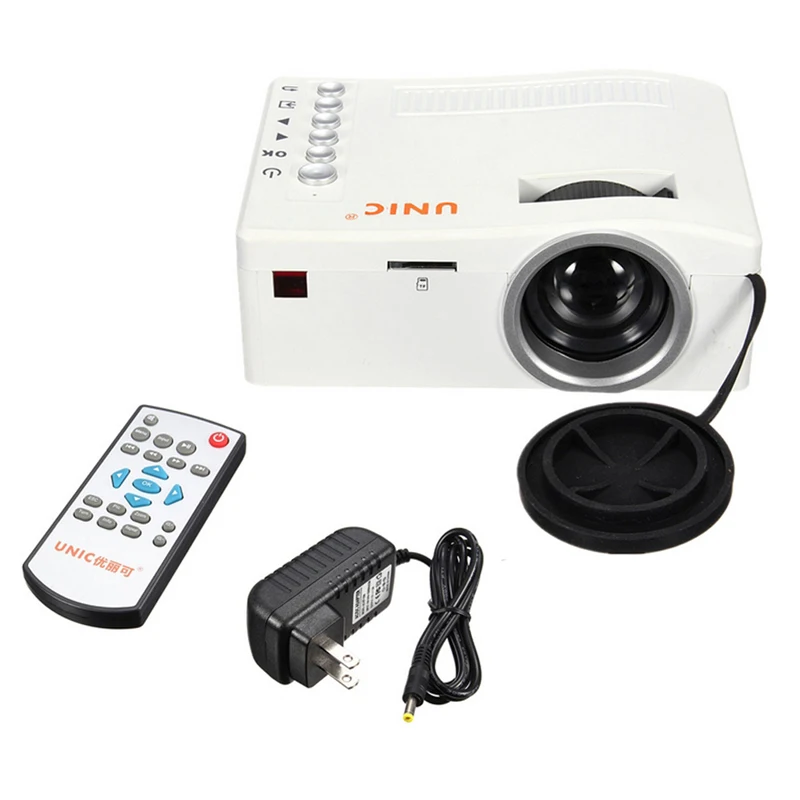 Лучшие подарки для детей и родителей новые ультра мини-проектором UNIC UC18 HD 1080 P