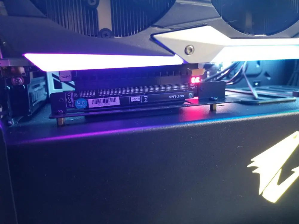 Вертикальная графическая карта Riser PCI-E x16 до вертикальная подставка для Alpha 550RGB 330