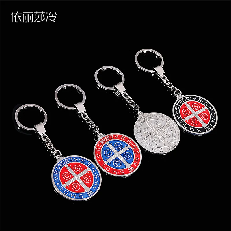 Подвеска в виде Креста Иисуса из сплава брелок Святого Бенедикта аксессуары для