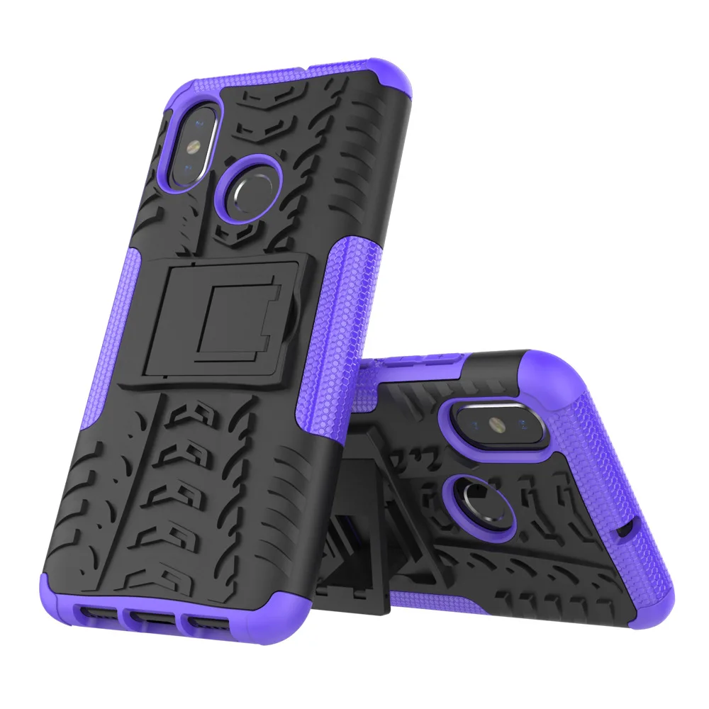For Xiaomi Mi8 6.21'' Case Luxury Hybrid TPU Silicone + Hard Phone Stand Mi 8 Cover Back Skin Bag Capa | Мобильные телефоны