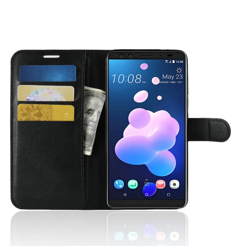 Для HTC U12 Plus u12 + кожаный чехол бумажник для Life U12Plus Desire 12 12S Чехол книжка