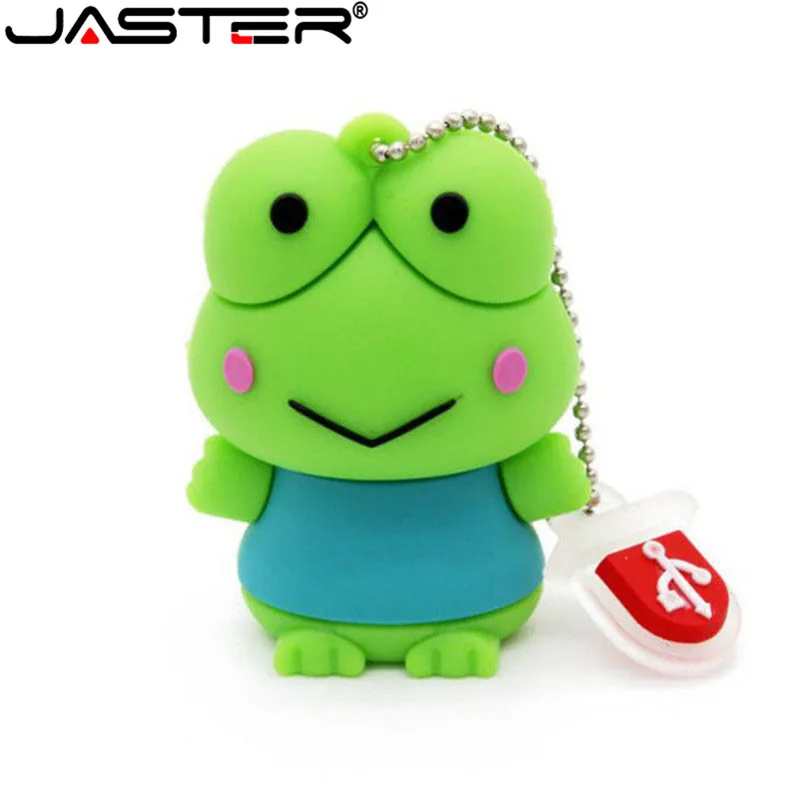 JASTER лягушка форма USB флеш накопитель мини ручка маленький Забавный USB2.0