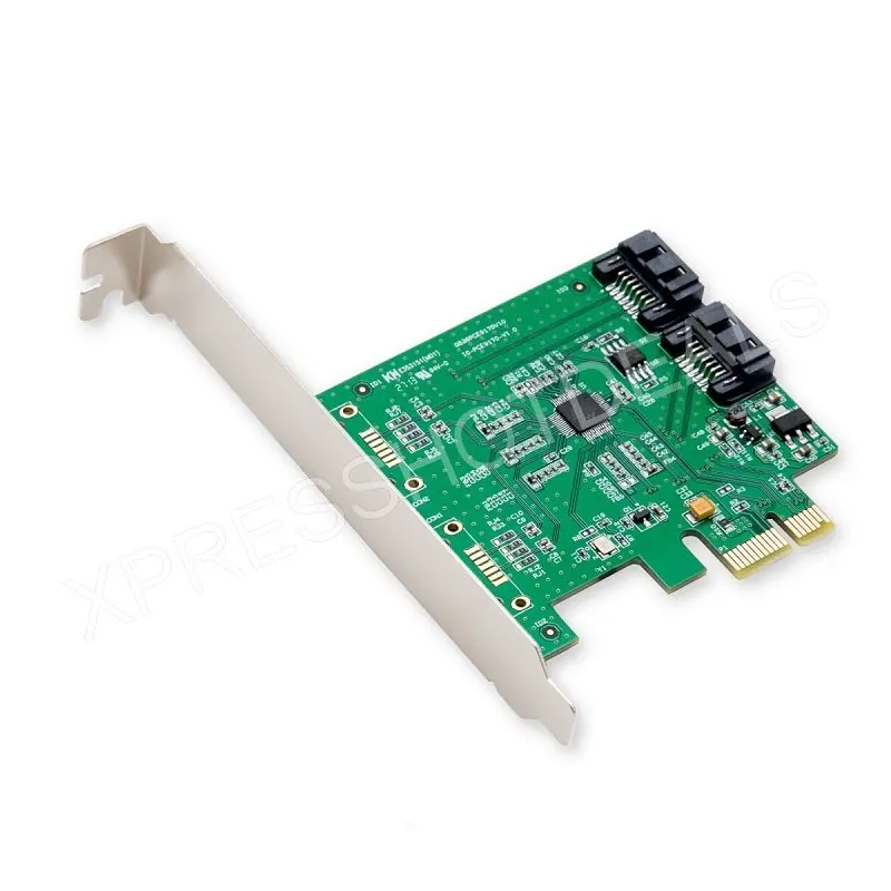 PCI E Express на 2 порта SATA3.0 SATA III Расширительная карта с низким профилем ASM1061|sata iii|low