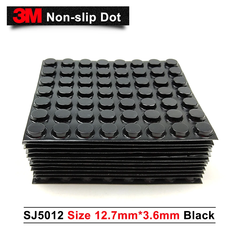 3M Резиновые ножки Bumpon SJ5012 защитные изделия черного цвета W12.7mm * H3.6mm/3000 шт в