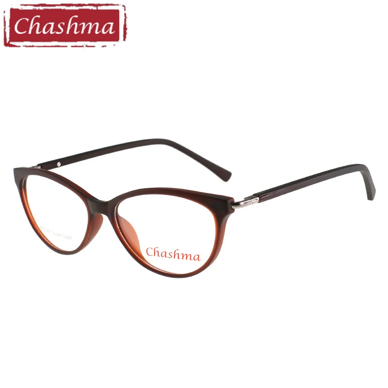 Брендовые очки кошачий глаз Chashma оптическая оправа для женщин TR90|Женские кадры| |