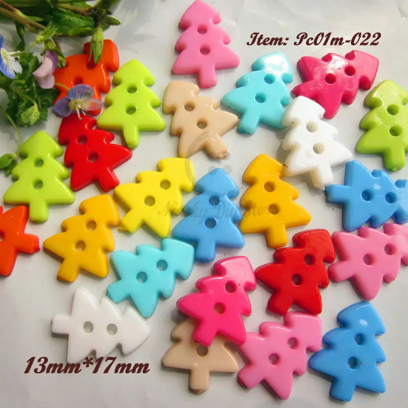 

480pcs Mixed Color Plastic Decorative Buttons Cute cartoon Scrapbooking Sewing CraftS Accessories 2 Holes 13mm*17mm