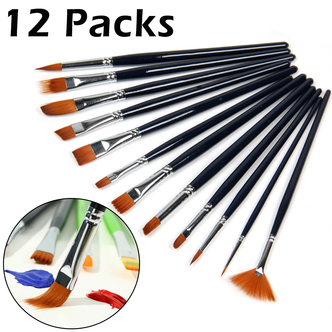 12 шт./компл. нейлоновая кисть для окрашивания волос различные стили короткая