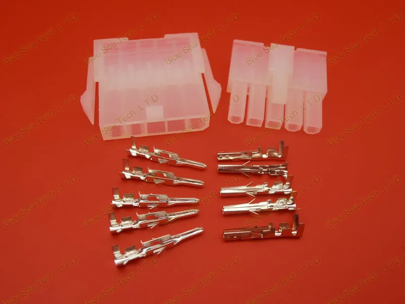 Комплект электрических разъемов (корпус + клемма) для автомобиля/лодки и т. Д. 5