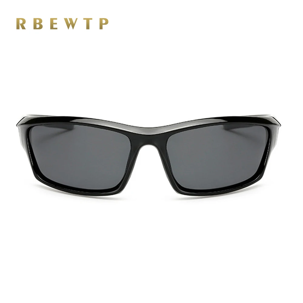 

RBEWTP Brand New Polarized Sunglasses Men Coating Mirror Goggle Driving Enhanced Light anti-glare Night Vision Glasses For Men's
