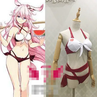 

Irelia H Store Honkai Impact 3rd Cosplay Yae Sakura cosplay costume Yae Sakura swimsuit swimwear customized summer bikini