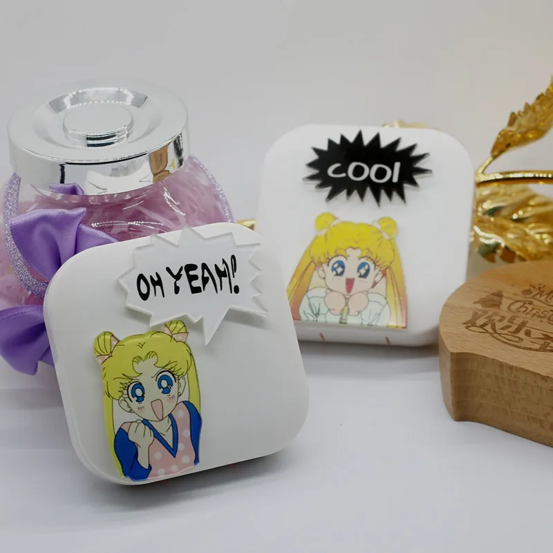 LIUSVENTINA DIY акриловый красивый чехол для контактных линз Sailor Moon girl очков Чехол
