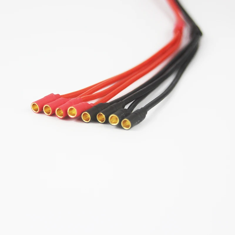 10 шт./лот 20 см FPV DIY XT60 до 4 пар 3 5 мм цилиндрический соединитель провод Multistar ESC