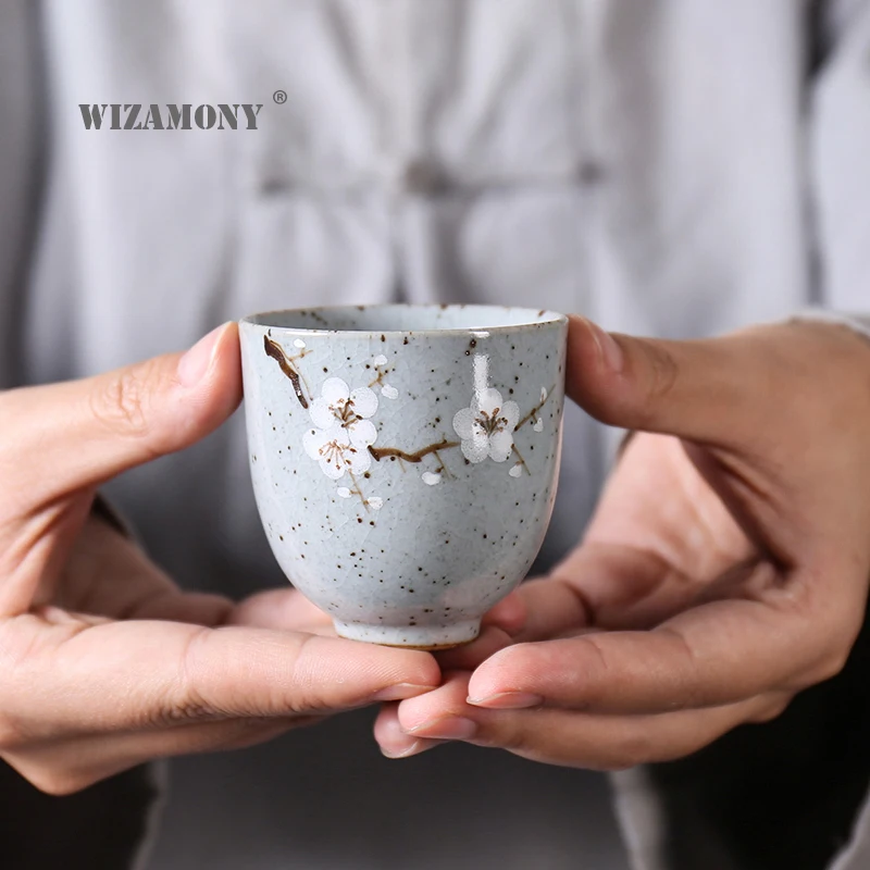 WIZAMONY ручная P китайский Ru печной фарфор Gaiwan китайские чайные чашки фарфоровая