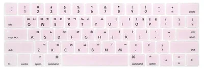 1 Корейская клавиатура чехол для Macbook Pro 1" A1706 15" A1707 с сенсорной панелью ID, США Радуга прочный силиконовый чехол для клавиатуры наклейка - Цвет: 1