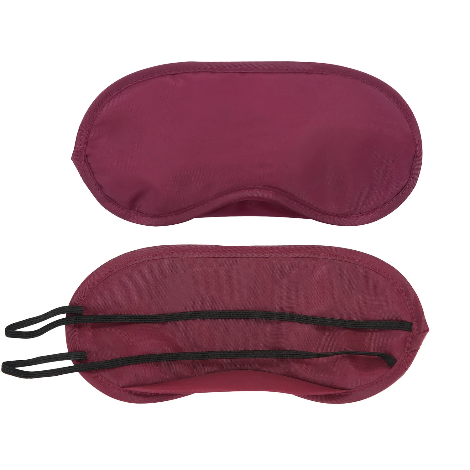 Wine red 1 шт., новинка, маска для сна из чистого шелка, для отдыха, для глаз, мягкий тент, покрытие, для путешествий, для отдыха, с повязкой на глаза, пена для сна, повязка на глаза - Цвет: Wine red
