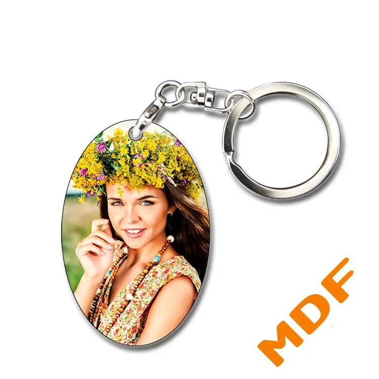 05 20 шт./лот MDF деревянные Брелоки для ключей, бирки для сублимационной печати чернил, термопечати, сделай сам, подарки, можно напечатать - Цвет: 05