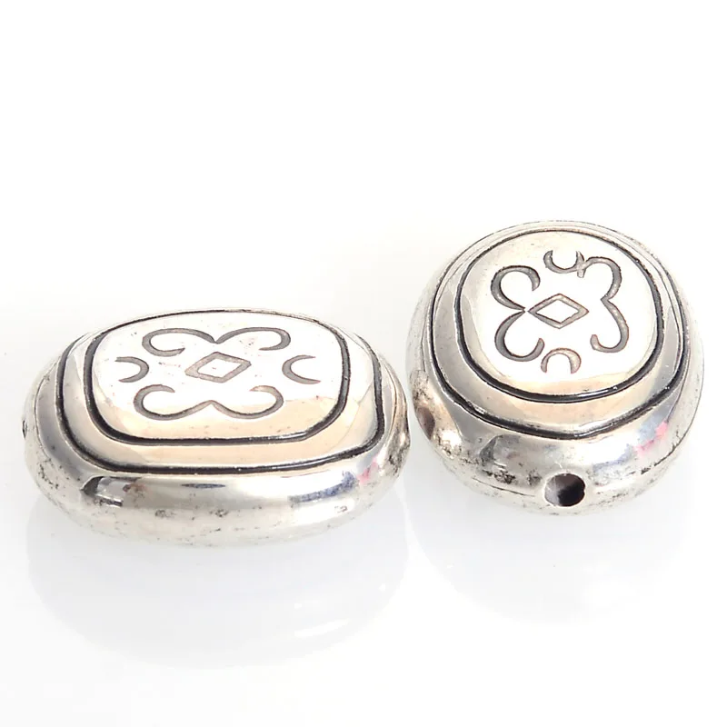 Новое поступление 20 шт. 10x21 мм рифленые акриловые Антикварные Серебряные стильные прямоугольные бисер CCB для изготовления ювелирных изделий своими руками