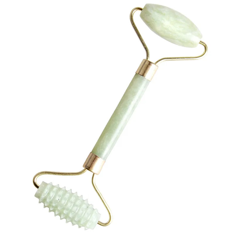 KIFIT натуральный нефрит ролик для массажа лица спа голова похудения шеи тела