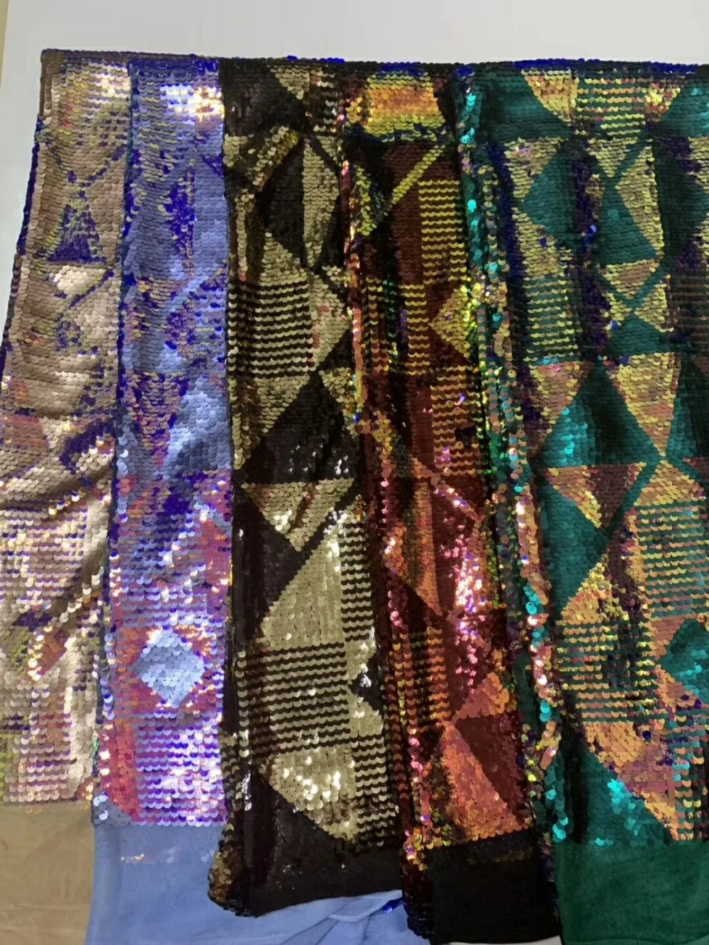 

High Quality African Lace Material Embroidery Lace Trim Nigerian Sequins Fabrics For Women Dress CDN230