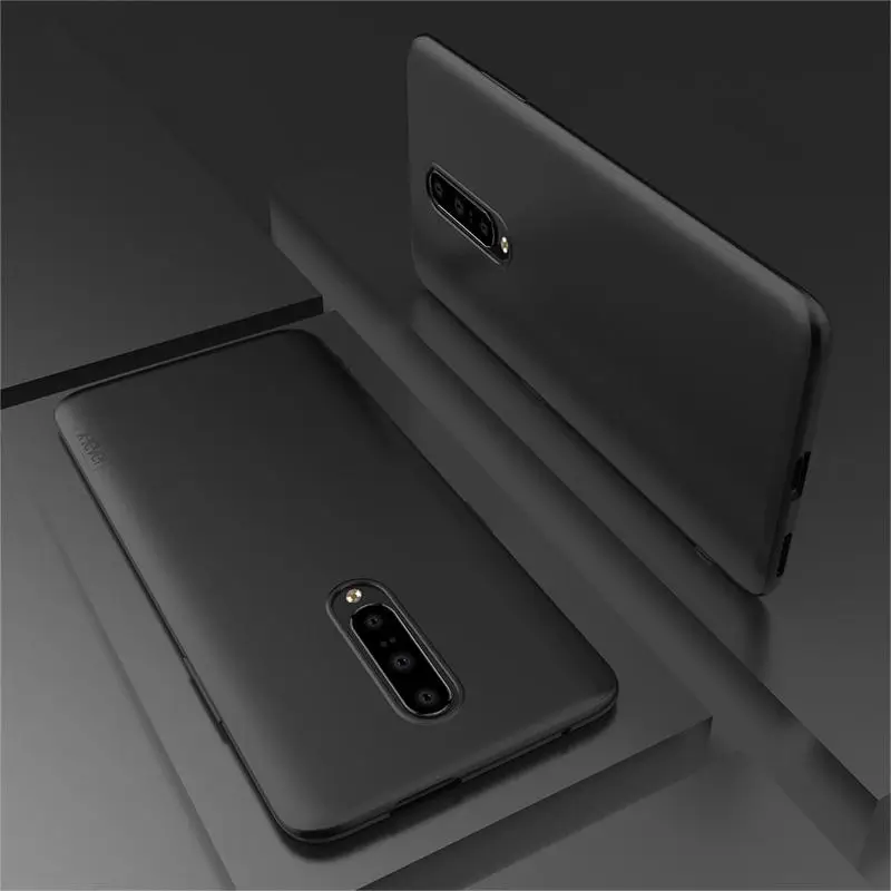 X-level Мягкий ТПУ силиконовый чехол для Oneplus 6 6T 7 7T Pro Супер светильник ультра тонкий задний Чехол для телефона One Plus 7 Pro Чехол - Цвет: Черный