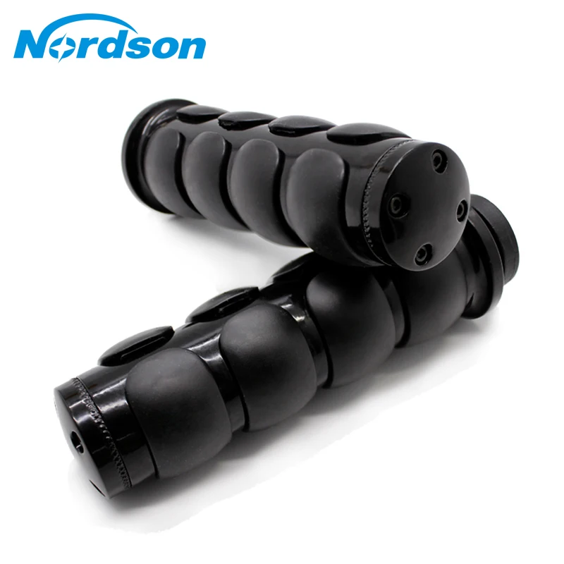 

Nordson Universal 1" 25mm Motorcycle Handlebar Hand Grips For Harley Suzuki Kawasaki Yamaha Honda Steed 400/600 SHADOW 400/750