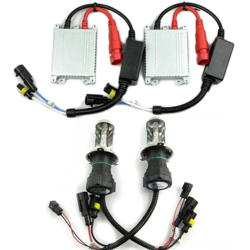 

55 Вт, Hi/low HID ксеноновый комплект, серебряные тонкие балластные конверсионные лампы H4-3 12000K, новинка [CPA207]