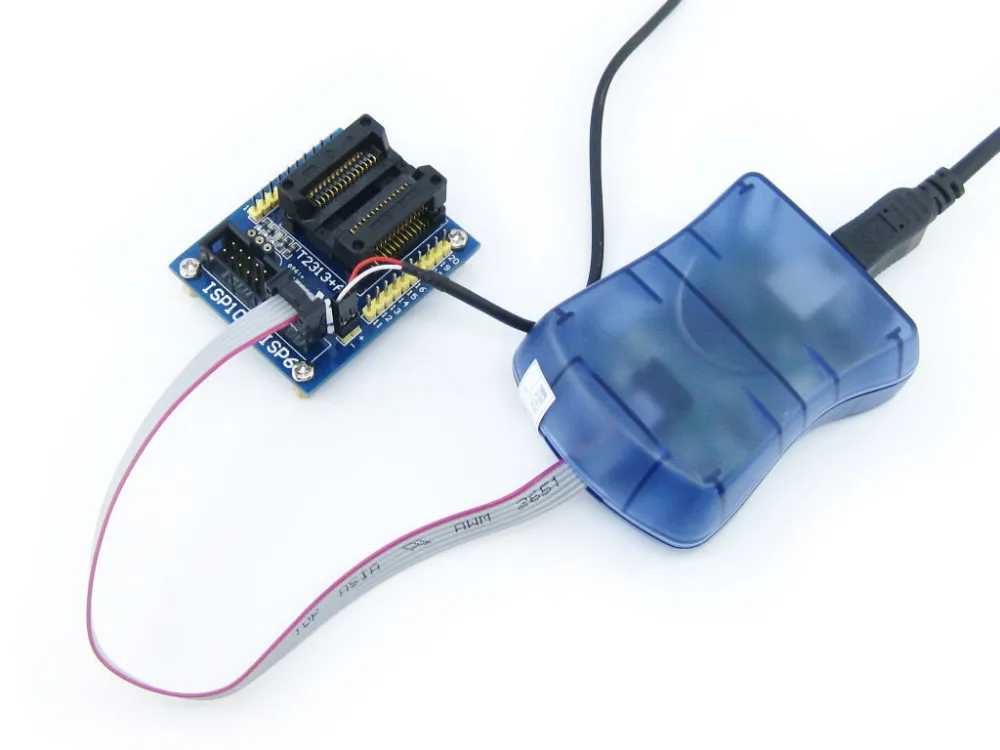 ATtiny2313 ATtiny4313 AVR SOIC20 (300 mil) ISP 10-контактный/6-контактный программирующий адаптер
