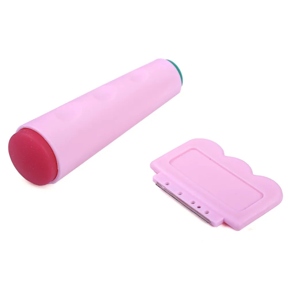 Силиконовые украшения для ногтей штамповка изображения скребок с пластинами