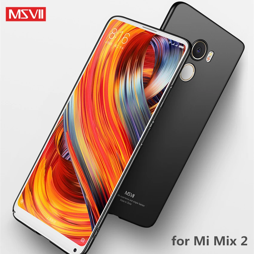 Msvii Классический чехол ультра тонкий для Xiaomi mi Mix 2 2S Роскошная Милая задняя крышка простой матовый Жесткий пластиковый Чехол для mi x3 mi x2S