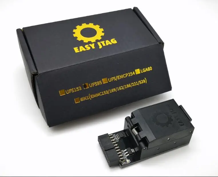 Новейший Простой Jtag плюс UFS BGA-95 адаптер с легкий Jtag плюс коробка