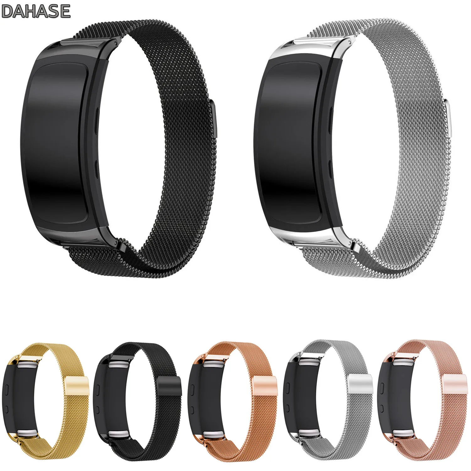 DAHASE миланский ремешок для часов Samsung Fit2 Pro магнитная застежка браслет из