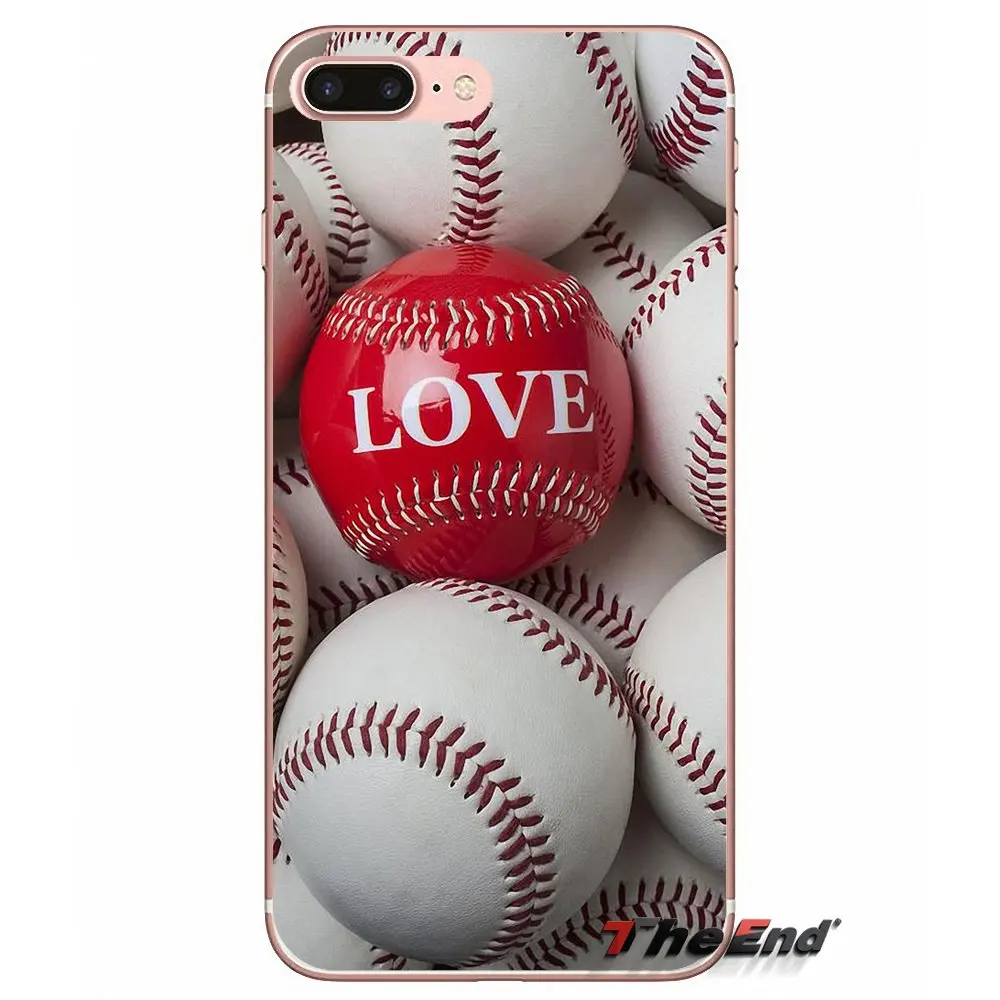 Для Sony Xperia Z Z1 Z2 Z3 Z5 compact M2 M4 M5 E3 T3 XA Aqua LG G4 G5 G3 G2 Mini Baseball USA Sport TPU силиконовый чехол |