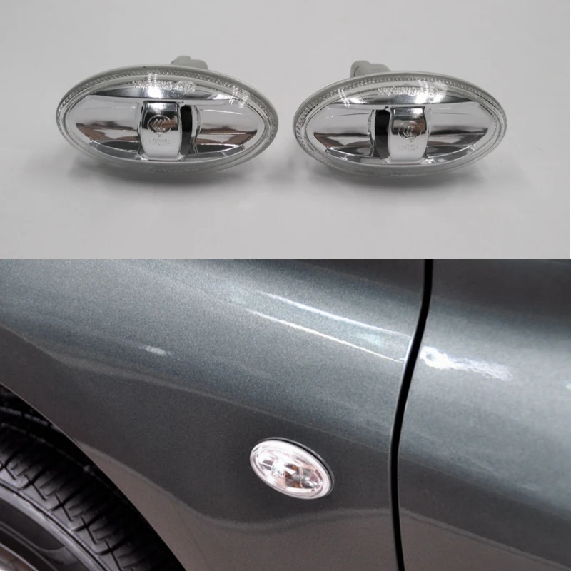 Cafoucs 2 шт. боковой повторитель сигнала поворота для Citroen C3 C5 Peugeot 206 207 307 407|lamp for|lamp