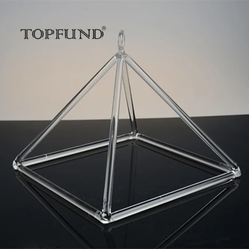 

TOPFUND Прозрачный Кварцевый Поющая Пирамида 8 ''-10"
