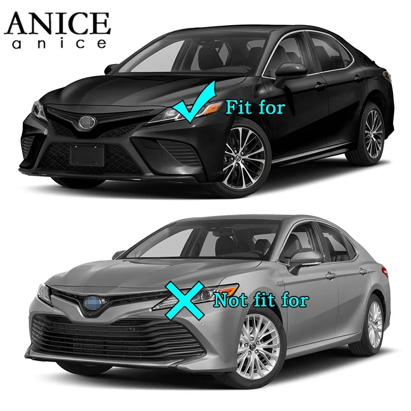 2pc Carbon fiber color ABS REAR CORNER BUMPER GUARD TRIM for toyota Camry 2018 | Автомобили и мотоциклы