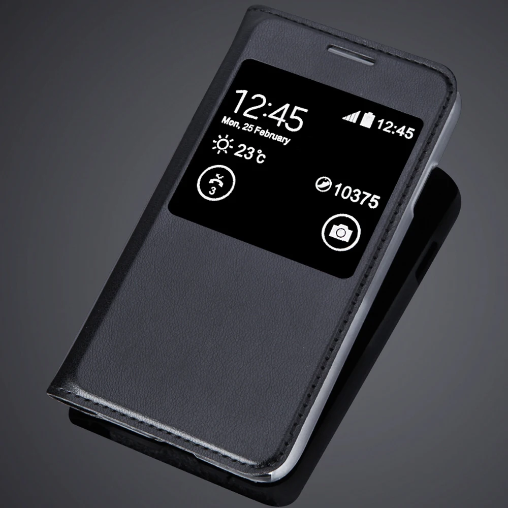 Модный Роскошный чехол модный защитный из искусственной кожи с окошком для