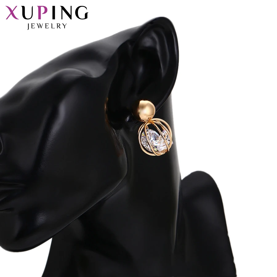 Элегантные серьги Xuping популярные дизайнерские для женщин ювелирные изделия