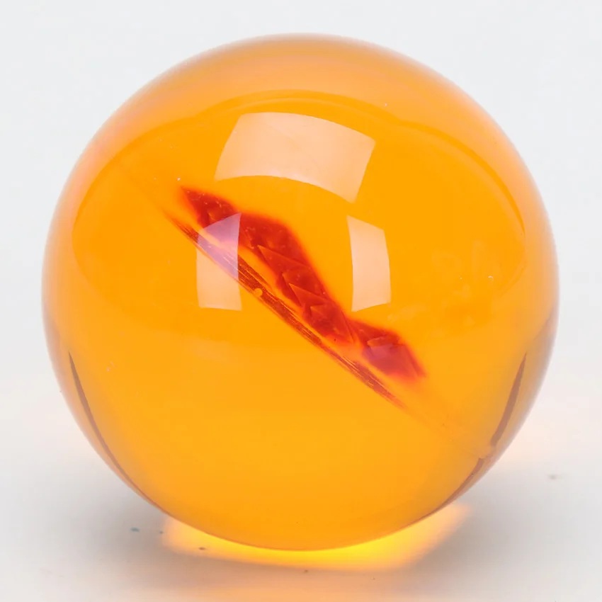 4 см Dragon Ball Z Хрустальный шар Средний звезда Dragon Ball фигурку Смола Материал Best opp сумка