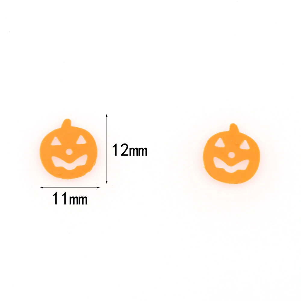 15 г оранжевая Хэллоуин Тыква конфетти фольга блестки страшные украшения