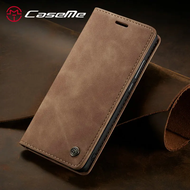 Brown Чехол Me Book, кожаный чехол для samsung Galaxy A30, A40, A50, A70, Роскошный Ретро кошелек, подставка, откидная крышка для samsung M10, M20, Магнитный чехол - Цвет: Brown