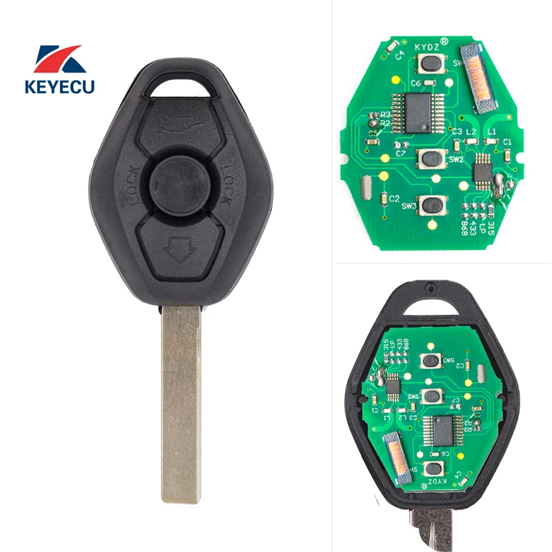 KEYECU Новый необработанный дистанционный ключ брелок 868 МГц чип ID7944 для системы CAS2