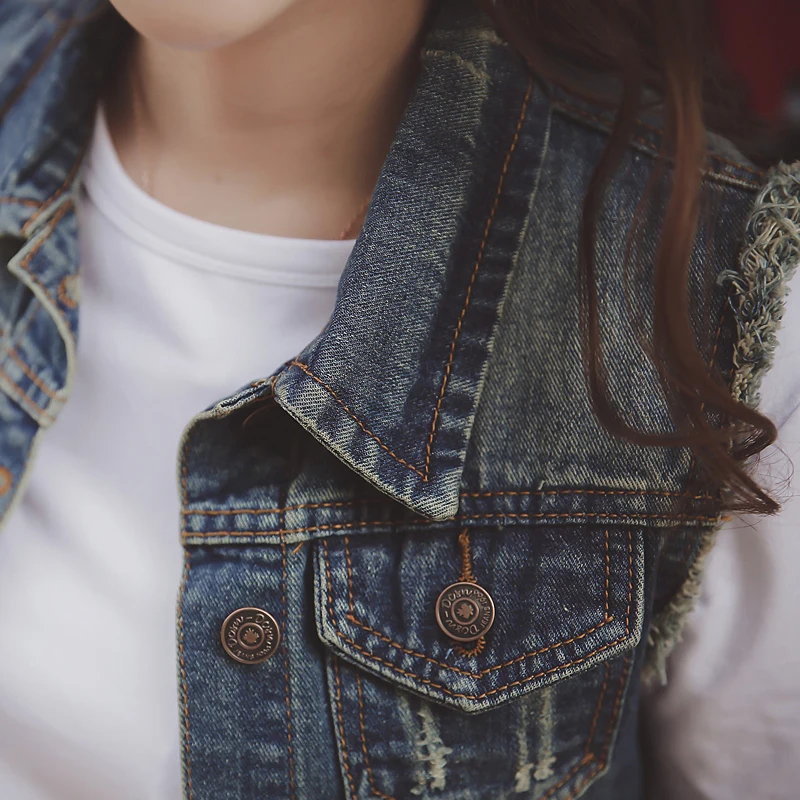 Женский винтажный жилет My New In Denim без рукавов большого размера 5XL | Женская одежда
