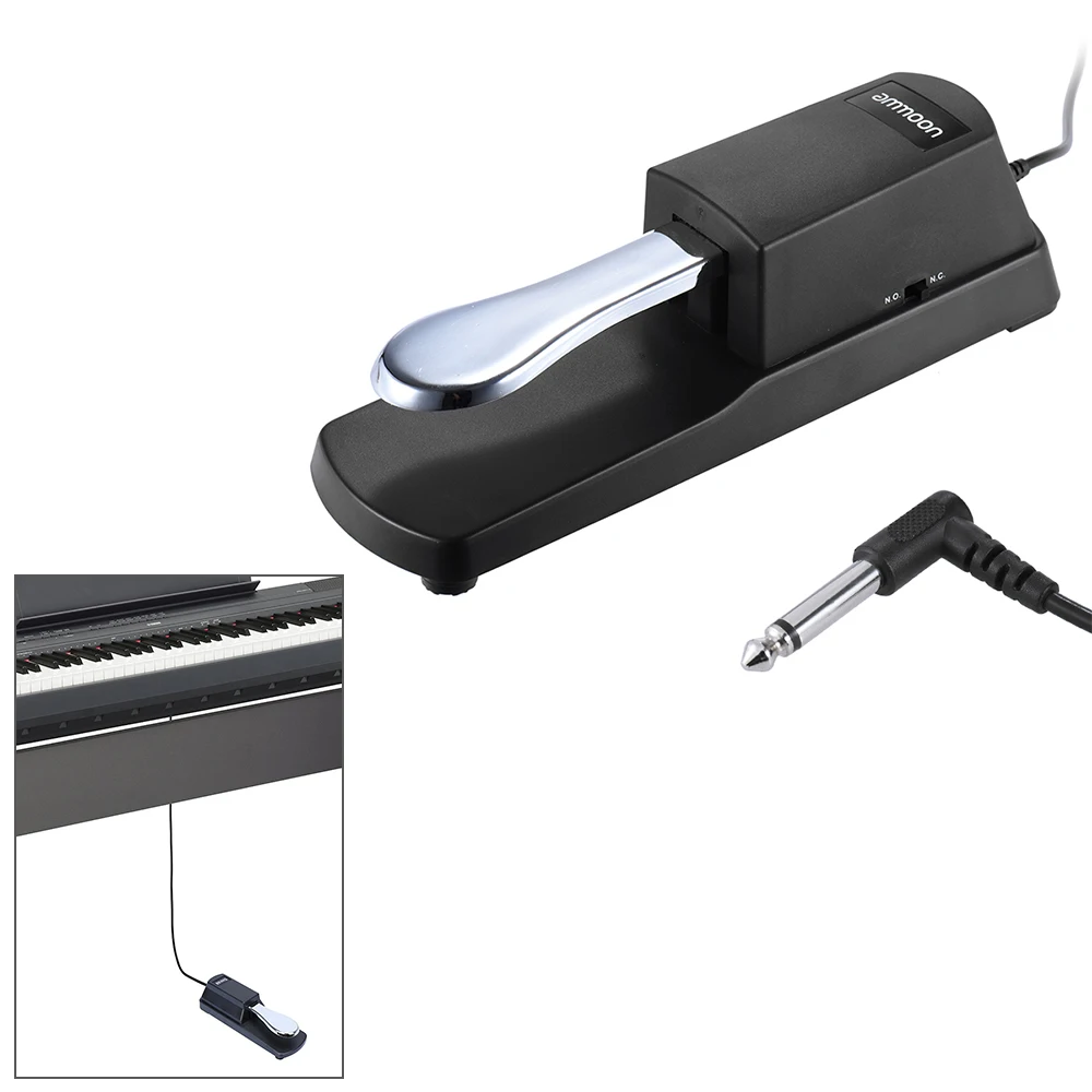 Клавиатура для пианино ammoon педаль с заслонкой Casio Yamaha Roland аксессуары