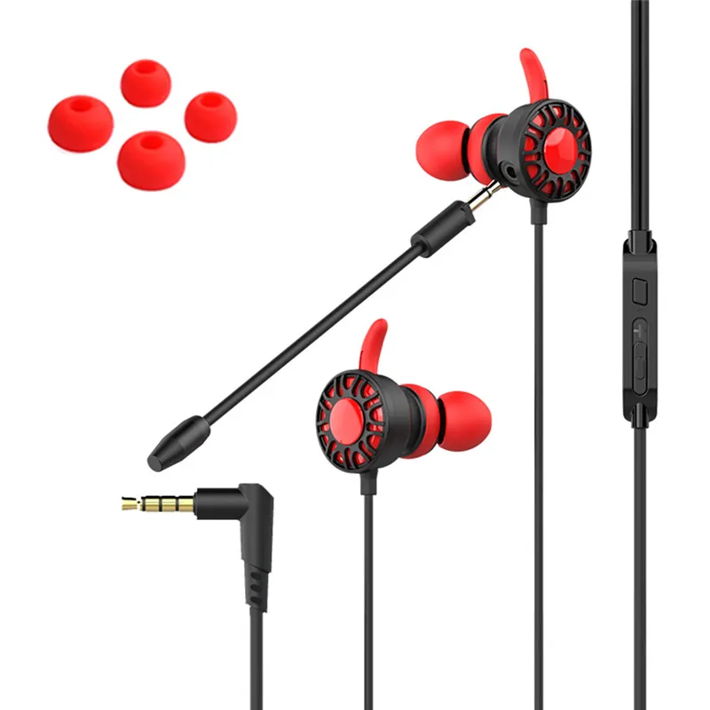 Игровая гарнитура к персональному Компьютеру с микрофоном наушники вкладыши бас